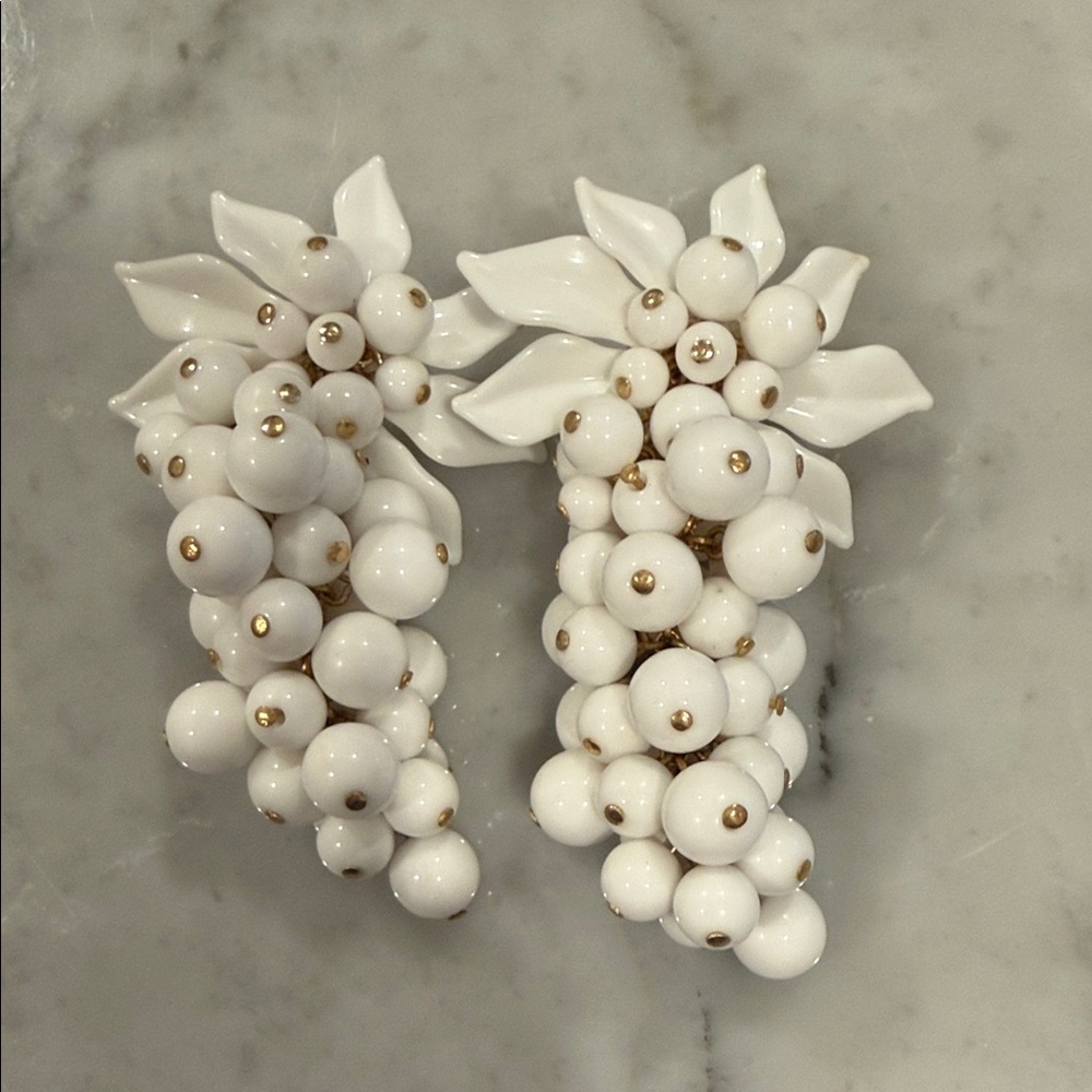 Tuckernuck White Cluster Earrings